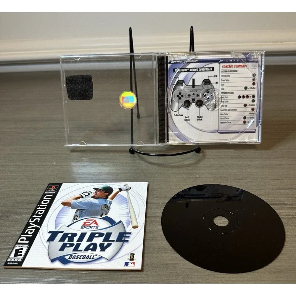 PS1 EA Sports Triple Play Baseball Lot - 99 (Disc Only), 2000 CIB, 2001 CIB